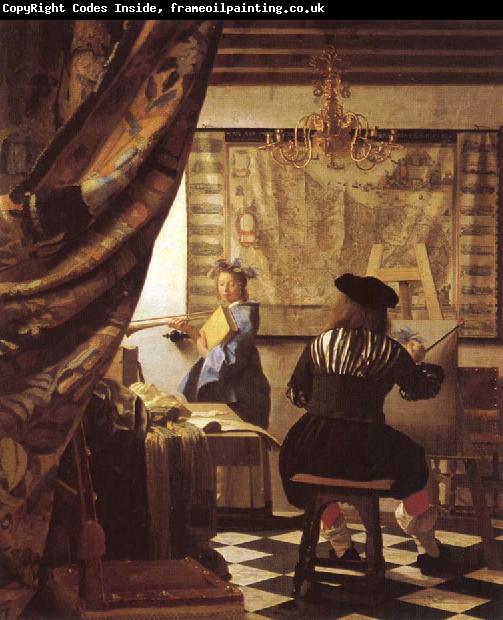 Johannes Vermeer The Schilderconst